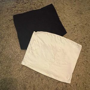 Wild Fable Tube Tops (Black & White)